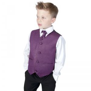 Boys Purple 4 Piece Suit | Boys Purple Wedding Suit | Page Boy Suit ...